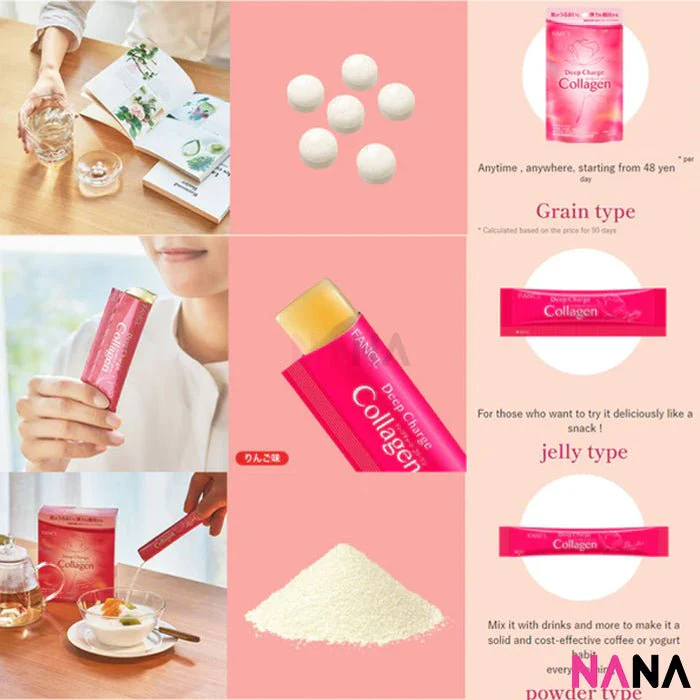 Fancl Deep Charge Collagen 30 Days 180 Tablets - Image 3
