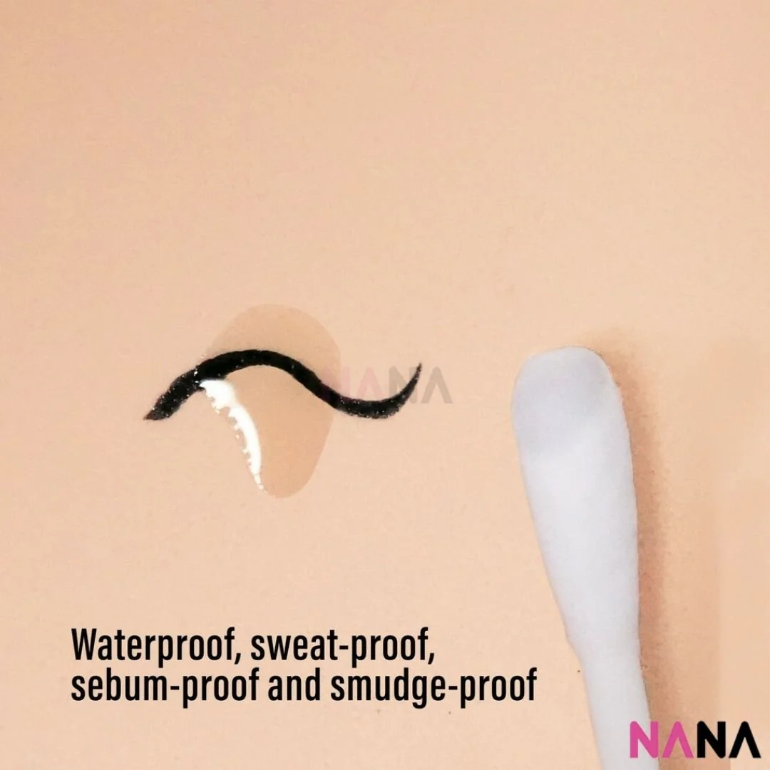 Kiss Me Heroine Make Smooth Liquid Eyeliner #01 Jet Black - Image 7