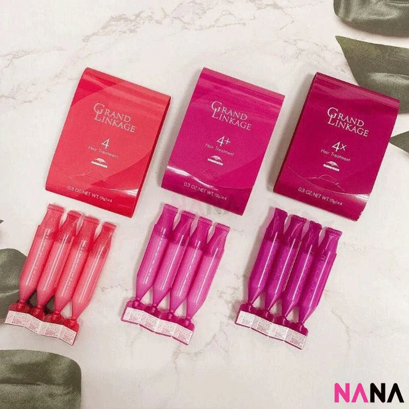 Milbon Grand Linkao Hair Treatment - 4 (9g x 4pcs) [For Fine Hair] - Image 4